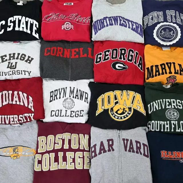Wholesale College & University Sweatshirts (10 Pieces) — Crewnecks/Hoodies
