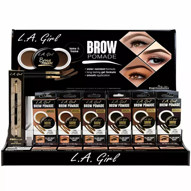 L.A. Girl Brow Pomade - Wholesale Display 54 Units (GCD271.1)