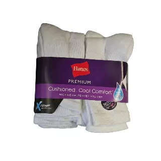#6-H-6414 Women’s Crew Socks – $3.20 Per 6 Pair Pack (10 Packs)