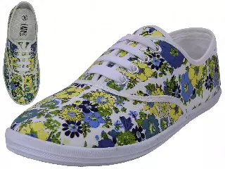 W5204 - Wholesale Women's "Easy USA" Canvas Lace Up Shoes