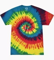 Wholesale Lot Of 72 Tie Dye T-Shirts (S–2XL, Assorted Colors & Styles, Port & Co. Majority) Each $3.00