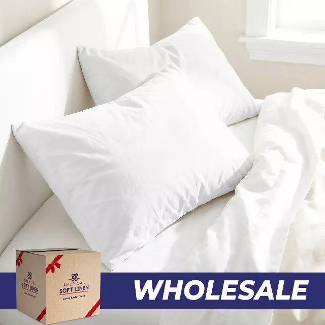 Wholesale Pillowcases – Bulk Hotel Pillow Covers for Hospitality
