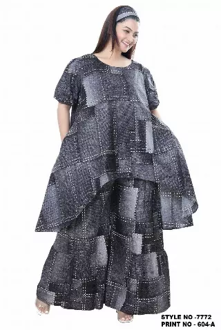 7772A Authentic African Print 2pc Pant Set - $30.00 Each (3 pcs per pack) — Free Size / Print-604A