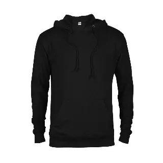 #7M-715-99200 Delta Apparel Adult Unisex Black Heavyweight Fleece Hoodie (Pick Size) – (6 pieces)