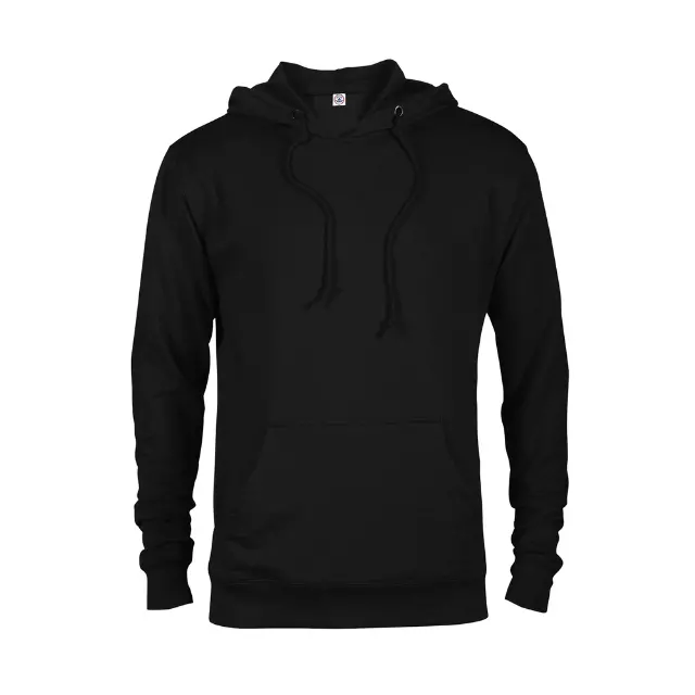 #7M-715-99200 Delta Apparel Adult Unisex Black Heavyweight Fleece Hoodie (Pick Size) – (6 pieces)