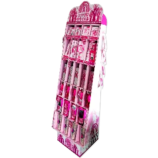 Breast Cancer Awareness Pink Assortment Floor Display - 78 Pieces Per Retail Ready Display Kit 88475