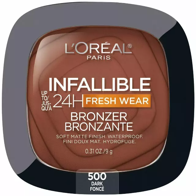 Loreal Infallible Up To 24Hr Fresh Wear Soft Matte Bronzer # 500 Dark - Liquidation 12 Units (K52495)