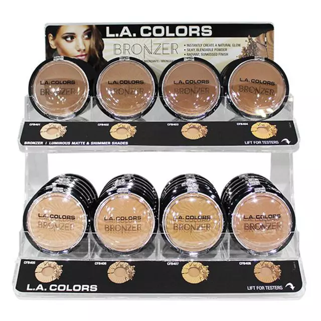 L.A. Colors Bronzer - Wholesale Display 72 Units (CAD449.1)