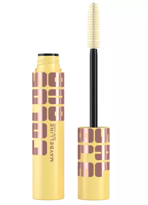 Maybelline The Colossal Bubble Washable Mascara, Buildable Mascara Volume and Length Formula for Bold, Separated Lashes, Very Black, 1 Count