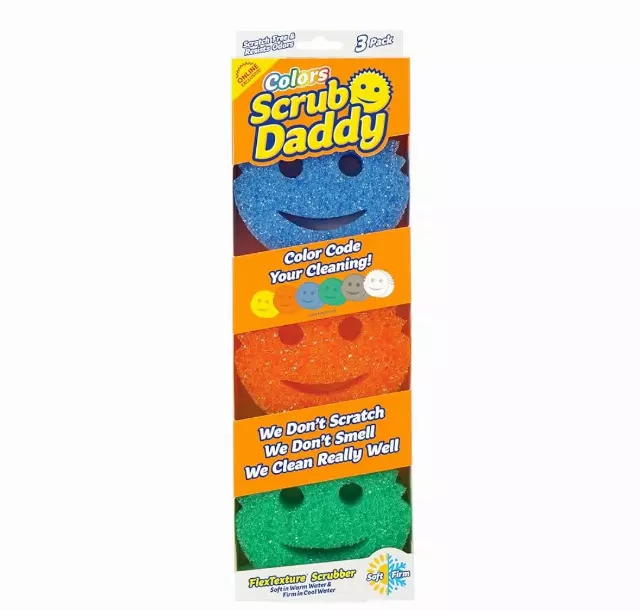 Scrub Daddy Color Sponges - 3 Count