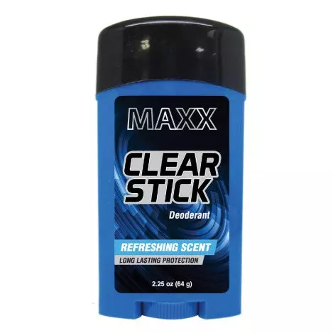 MAXX DEODORANT STICK 2.25 OZ CLEAR — Case Pack of 24
