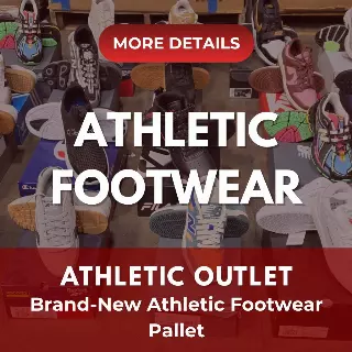 Athletic Outlet | Brand-New Athletic Footwear | Nike, Jordans, and More | 100 Pieces | Pallet