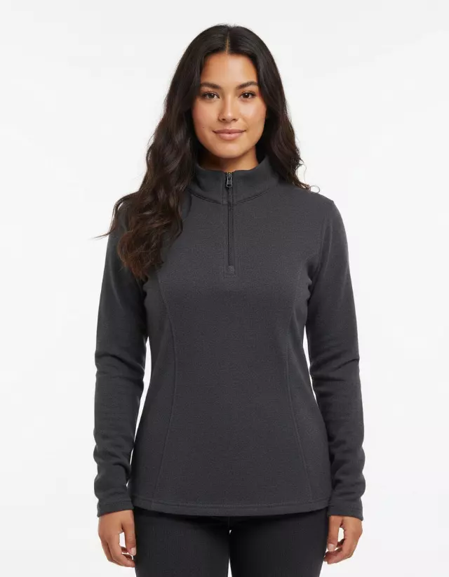 Fleece Quarter Zip #01 — Gray / S-M-L-XL