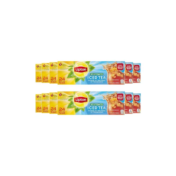 Lipton Decaffeinated Family Iced Tea – 24ct, 12 Packs
