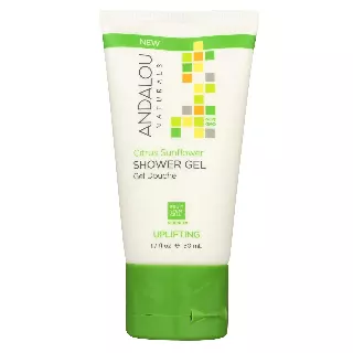 WHOLESALE ANDALOU NATURALS CITRUS SUNFLOWER SHOWER GEL 50 ML / 1.7 OZ - 48 PIECE LOT