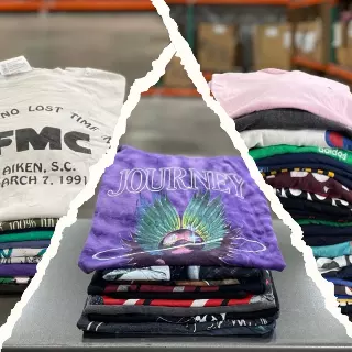 Pick 3 Custom 50lb T-Shirt Bale — Rock / Music / Vintage Graphics / Branded