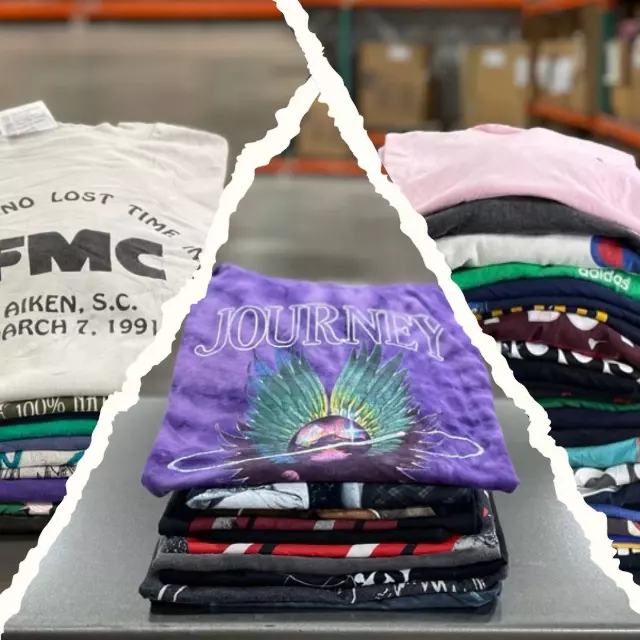 Pick 3 Custom 50lb T-Shirt Bale — Rock / Music / Vintage Graphics / Branded