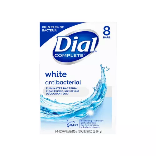 DIAL BAR SOAP 4oz. 8PACK WHITE CASE PK 4