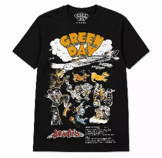 GREEN DAY DOOKIE MADNESS T-SHIRT BLACK