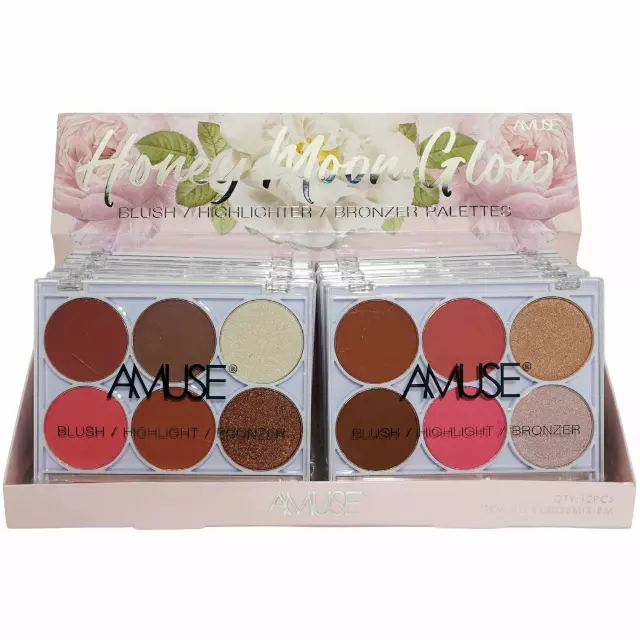 Amuse Honey Moon Glow - Wholesale Display 12 Units (BL3033MIX-BM)