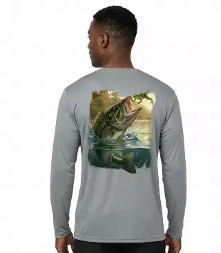 Men Performance L/S Top Fish Design - 7612709