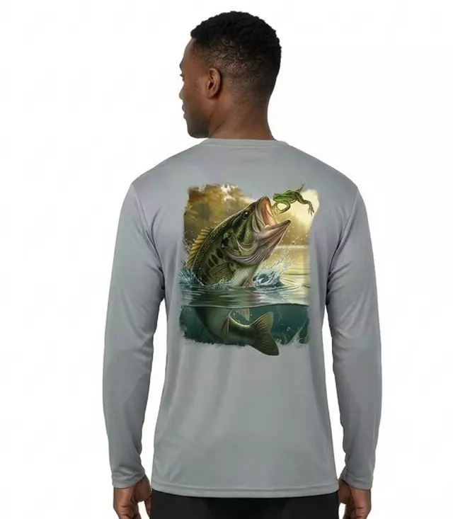 Men Performance L/S Top Fish Design - 7612709