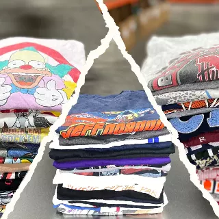 Pick 3 Custom 50lb T-Shirt Bale — Nascar / Cartoon / College / University