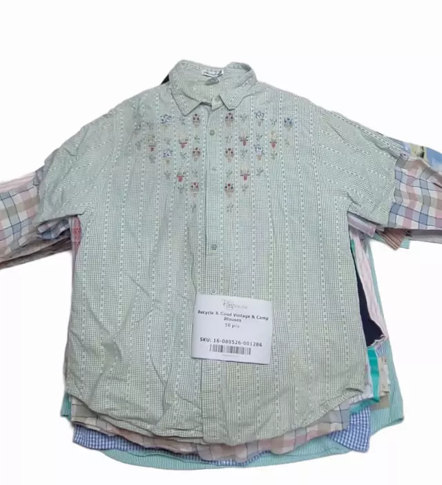 Recycle & Good Vintage & Camp Blouses 50 pcs