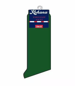 Knee High Socks Hunter Green - Size: 9-11 - 90815