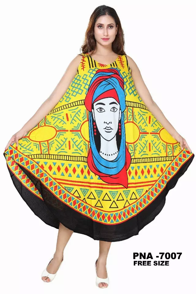PND-7007 -Face Motif Umbrella Dress - (6-PCS PRE-PACK) ($8 Each)