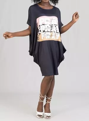 22073 Pray Tunic Dress - One Size (3-PCS PRE-PACK) ($18.00 Each)