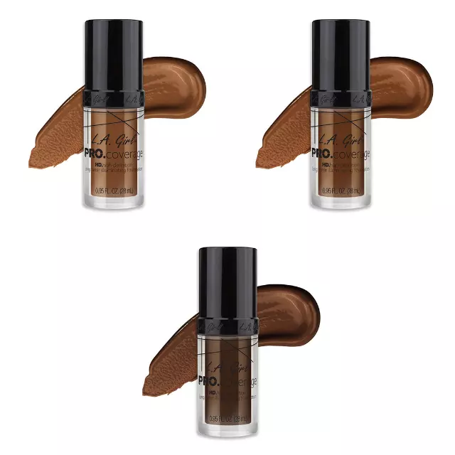 L.A. Girl Pro Coverage HD Foundation Dark - Wholesale 9 Units (GLM653/54/55/56) - On Sale