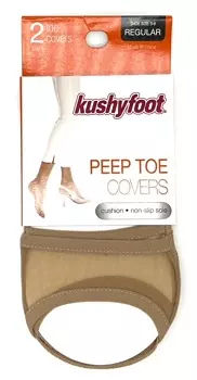 #6-KF-2612 ‘Kushyfoot’ Peep Toe Covers – $.40 per pack (36 Packs)
