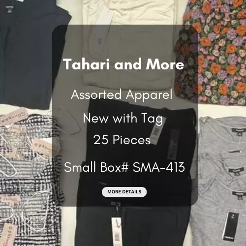 Tahari and more | Assorted Apparel | 25 Pieces | New with Tag |Small box #SMA-413