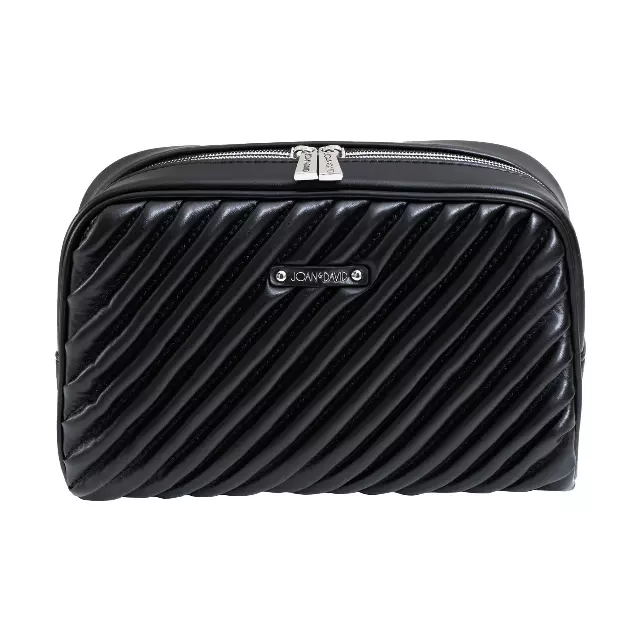 Joan & David The Diagonal Quilted Toiletry Case