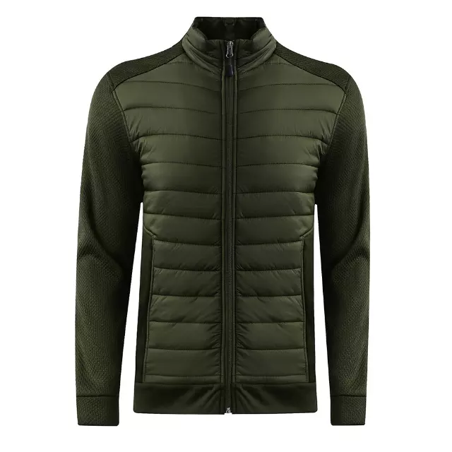 Men’s 2-Tone Full Zip Sweatshirt - Style #MFJ149 - $15.00/Unit MINIMUM 12 PCS- PLEASE SEE DESCRIPTION — Ranger Green