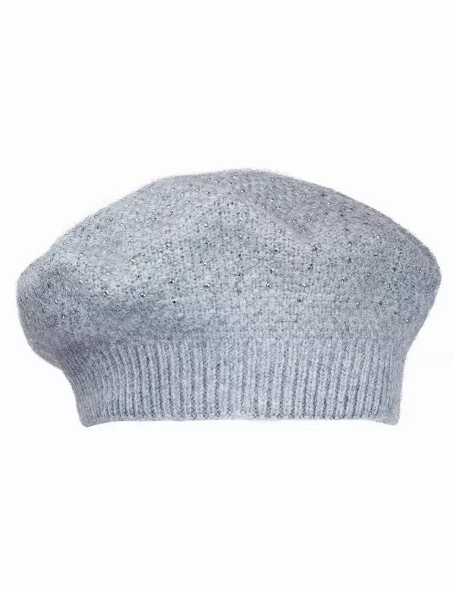 Adrienne Vittadini Stone Knit Beret