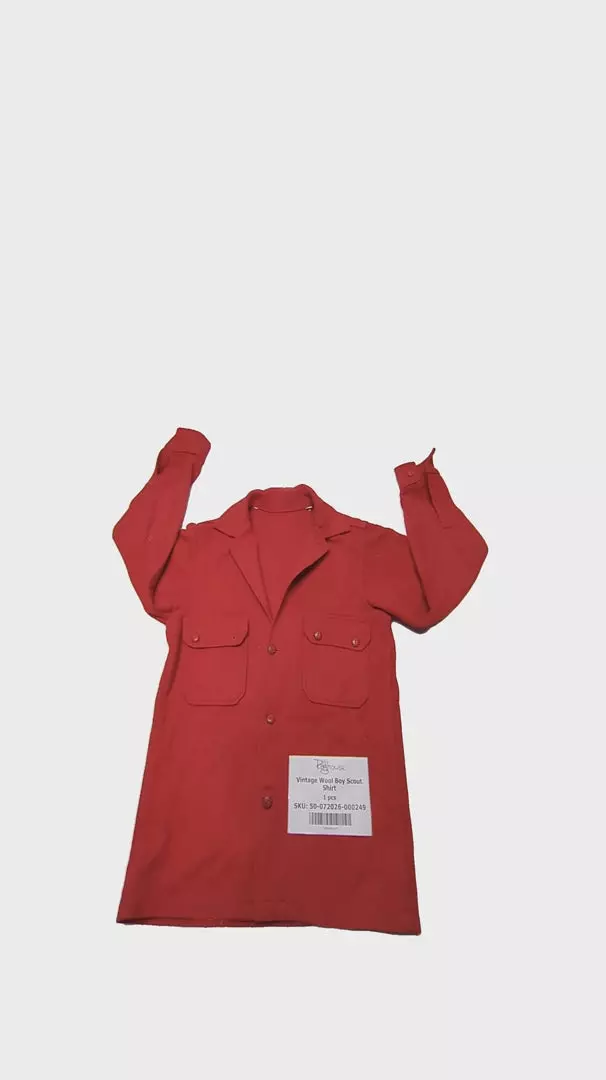 Vintage Wool Boy Scout Shirt 1 pcs