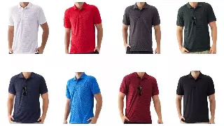 Men's Polo With Glasses Holder Style #MS026X- Open Stock Available - $7.90/Unit OPEN STOCK MINIMUM 24 PCS — 3XL-5XL(WHOLESALE) / Red