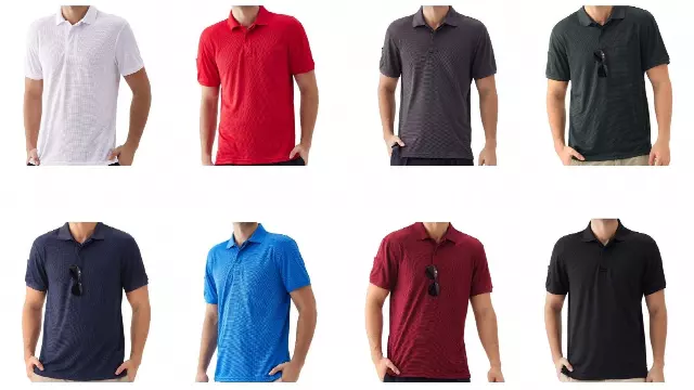Men's Polo With Glasses Holder Style #MS026X- Open Stock Available - $7.90/Unit OPEN STOCK MINIMUM 24 PCS — 3XL-5XL(WHOLESALE) / Burgundy