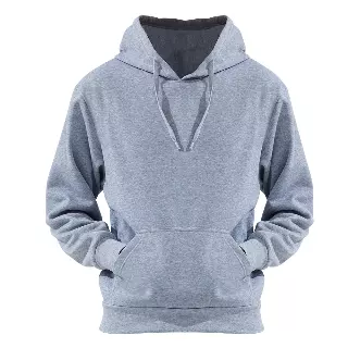 Men's Pullover Fleece Hoodie-Plus Size- Style #MFJ172X-$12.00/Unit 12PCS/CS - PLEASE SEE DESCRIPTION — Light Grey