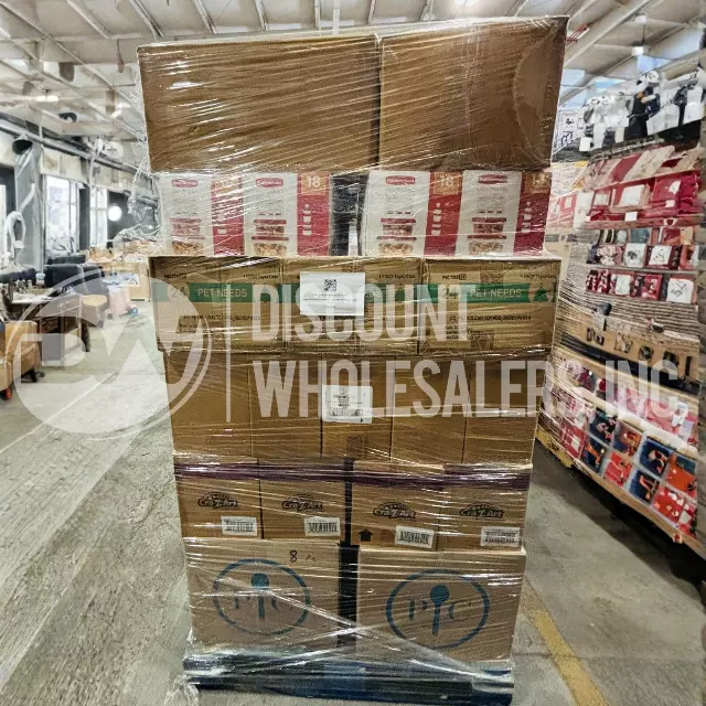 Assorted case pack pallet · unmanifested · sold as is