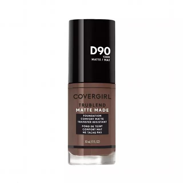 COVERGIRL TruBlend Matte Made Liquid Foundation, D90 Espresso