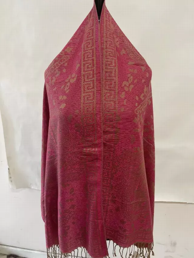 132 metalic pashmina