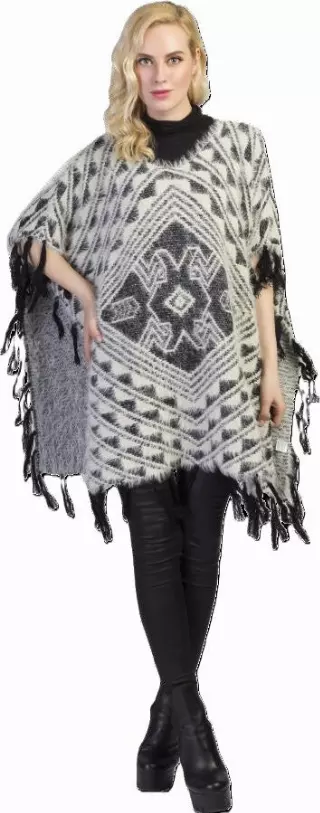 16133 - Soft Wintery Poncho - (6-PCS PRE-PACK) ON SALE!!! ($10.00 Each)