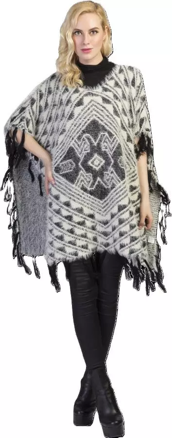 16133 - Soft Wintery Poncho - (6-PCS PRE-PACK) ON SALE!!! ($10.00 Each)