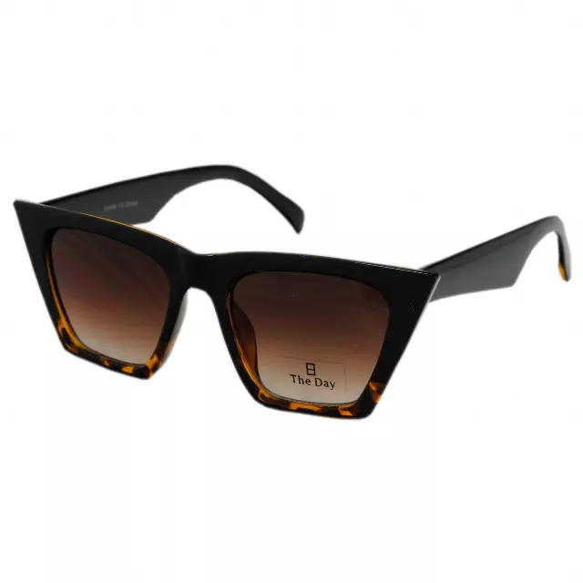 Translucent Square Winged Sunglasses with Tinted Lenses TD10376