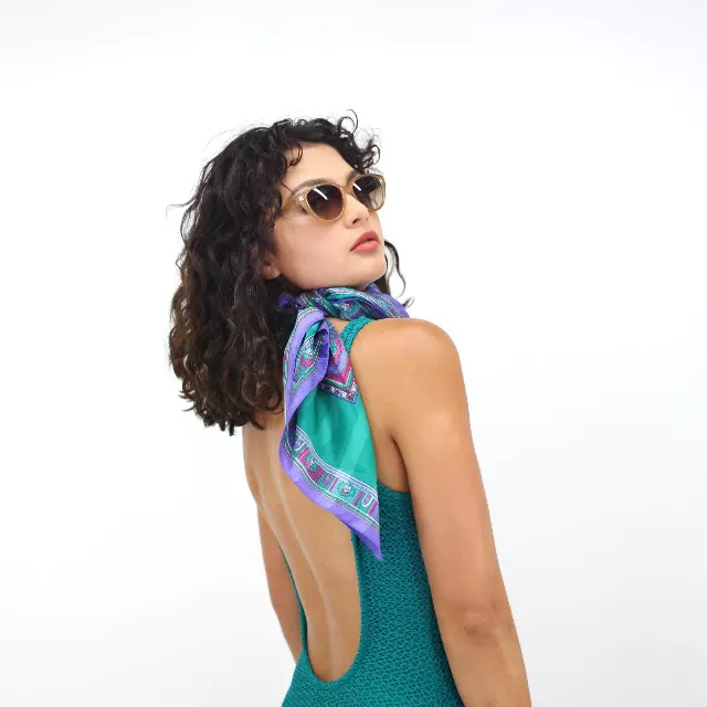 Vintage & Modern Silk Scarf Mix of 20
