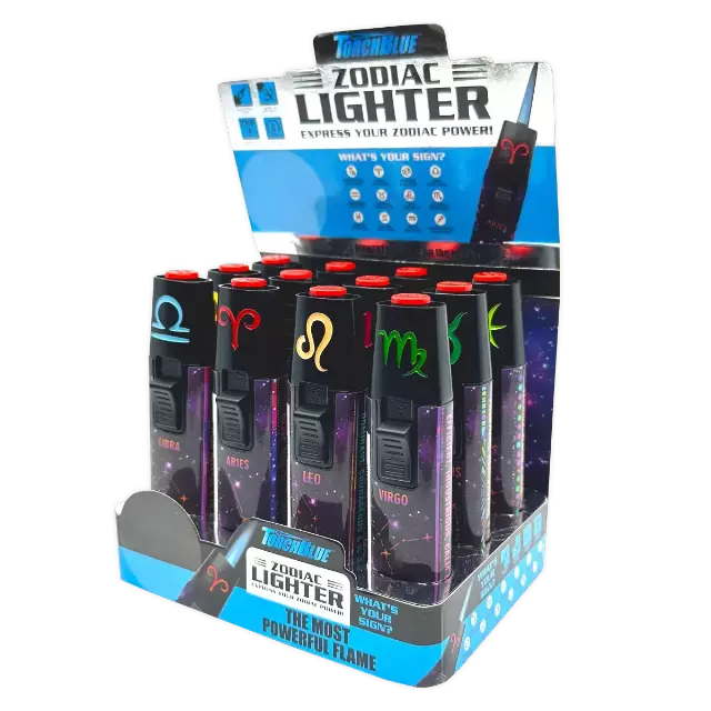 Zodiac Lighter - 12 Pieces Per Retail Ready Display 25308