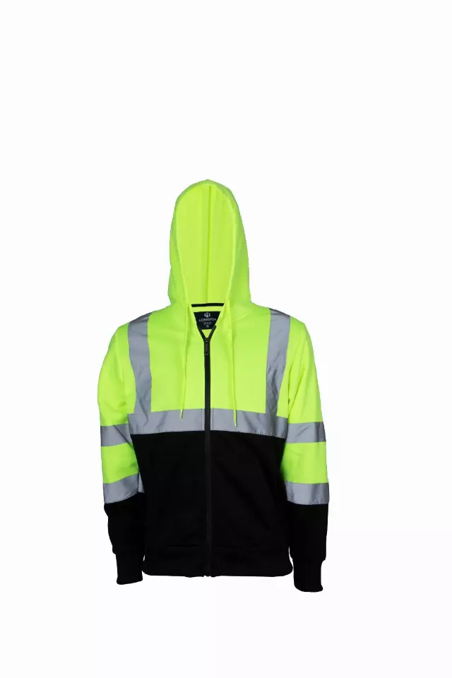 Men's Reflective Detail Jacket-Style #MFJ167X-PLUS SIZE-$12.00/Unit- PLEASE SEE DESCRIPTION — Safety Yellow